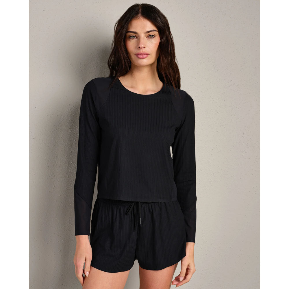 Rhone Womens LightSpeed Long Sleeve Pure Black