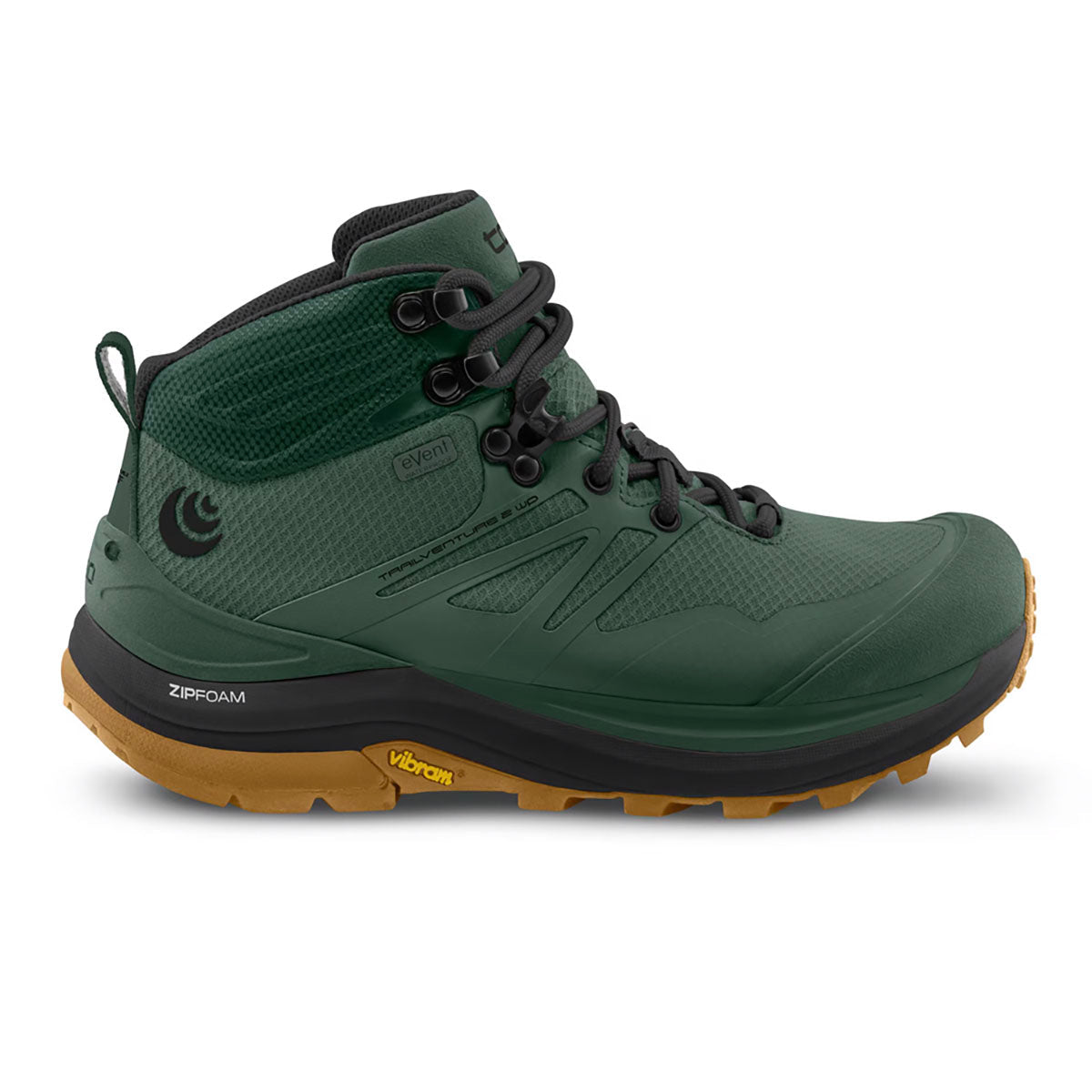 Topo Athletic Mens Trailventure 2 Mid WP Dark Green/Clay