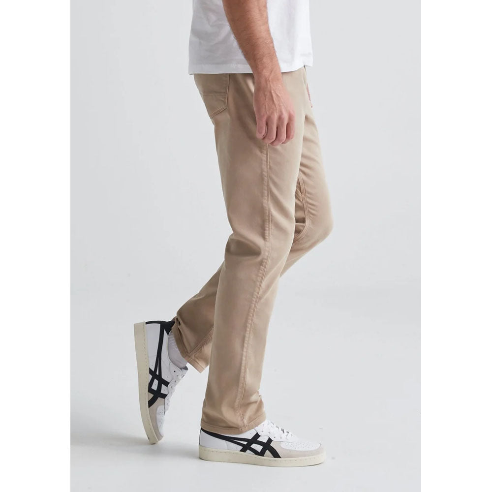 DU/ER Mens No Sweat Pant Relaxed Taper - 32 Inseam Desert Khaki