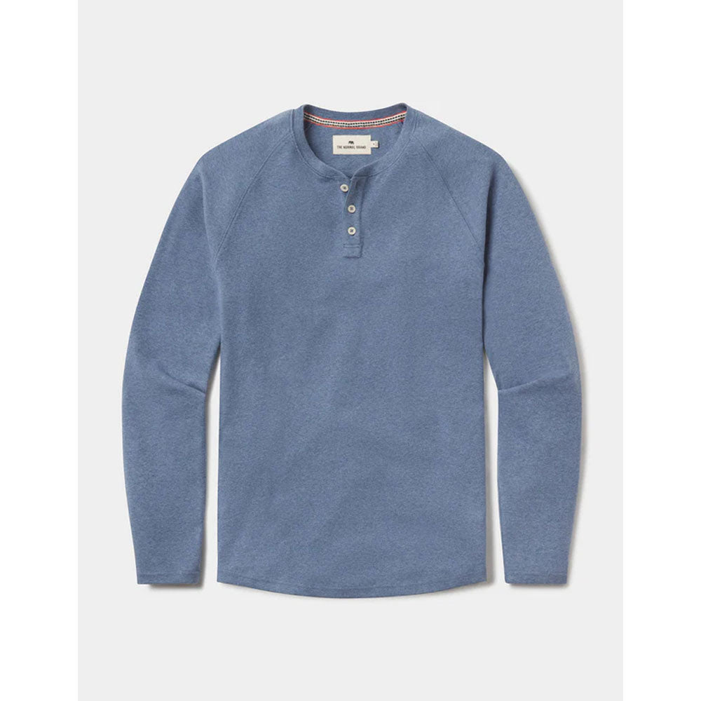 The Normal Brand Men's Puremeso Everyday Henley Slate Blue