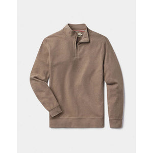 The Normal Brand Men's Puremeso Weekend Quarter Zip Taupe