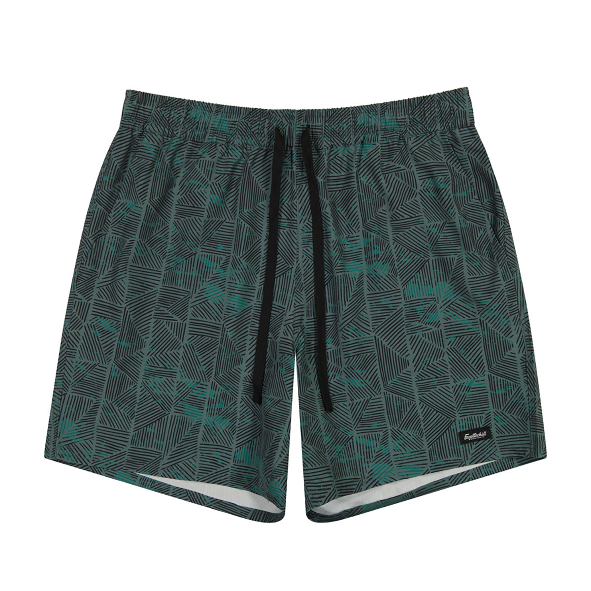 Fayettechill Mens Byrds Short Geo Teal