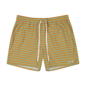 Fayettechill Mens Byrds Short Tangerine Stripe