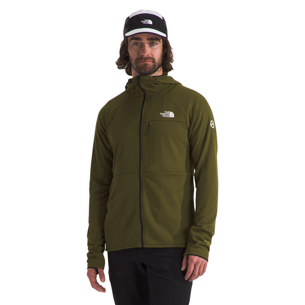 The North Face Men's Summit FUTUREFLEECE Full Zip Hoodie Forest Olive