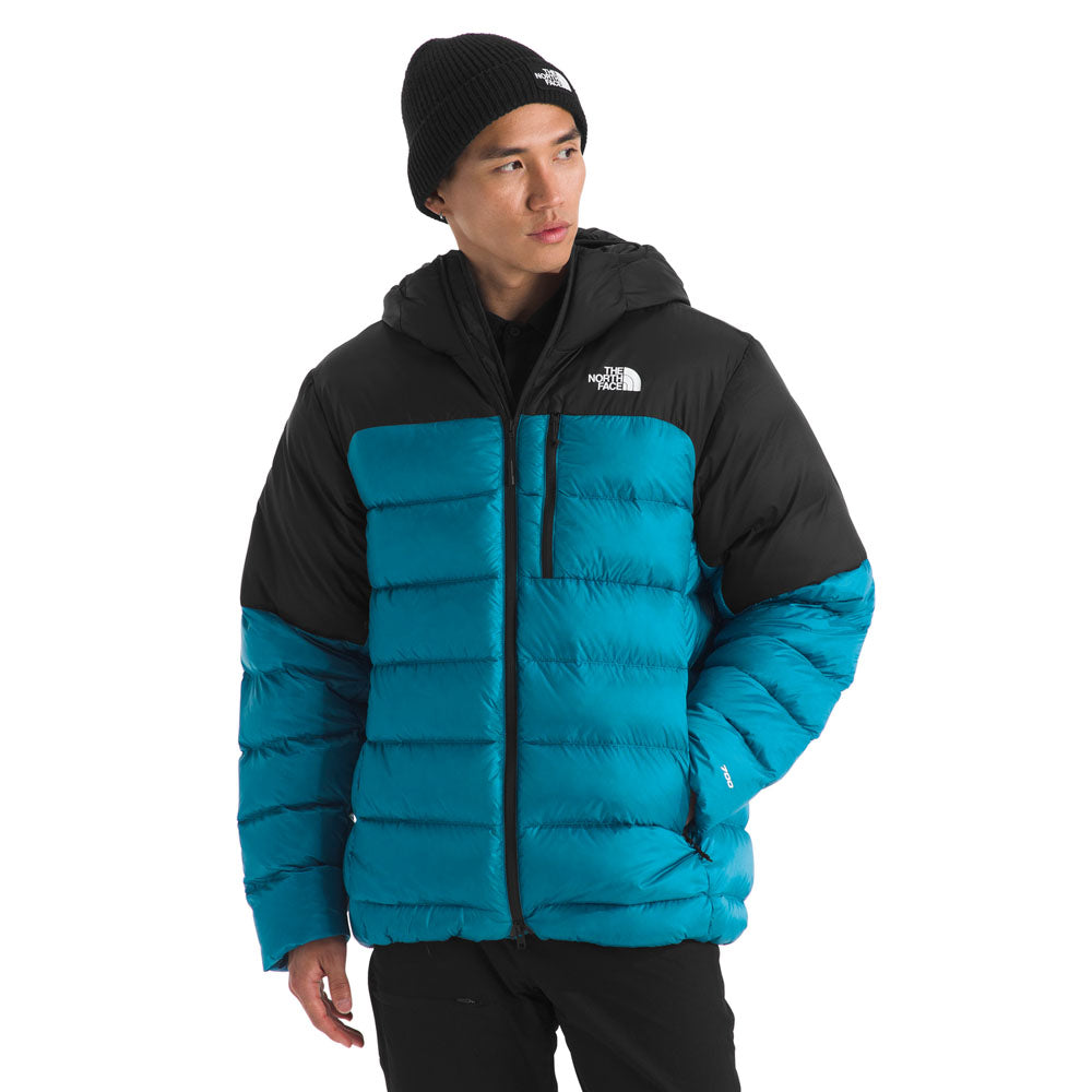 The North Face Mens Kalix Down Hoodie Dusk Blue/TNF Black