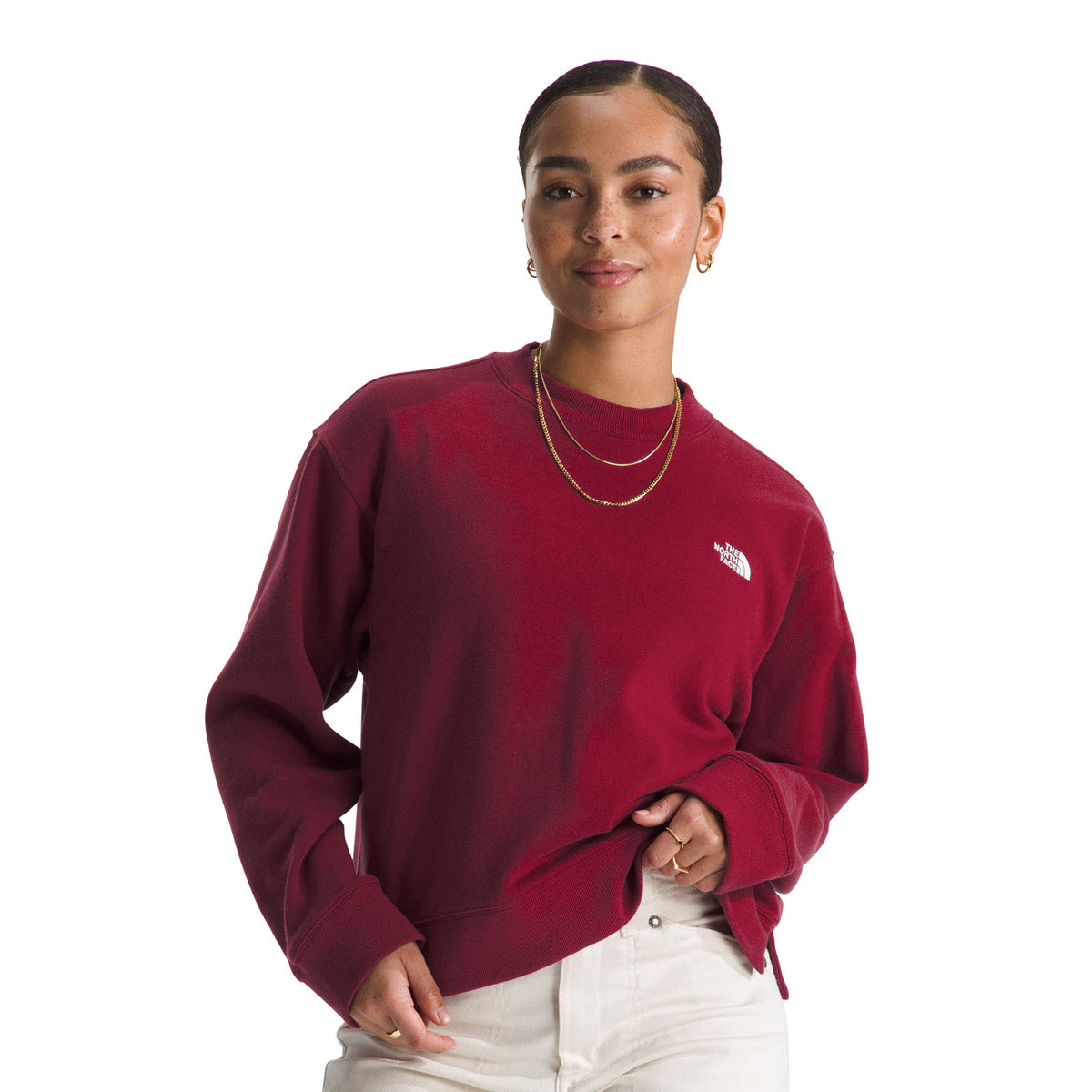 The North Face Women's Evolution Fleece Crew Beetroot