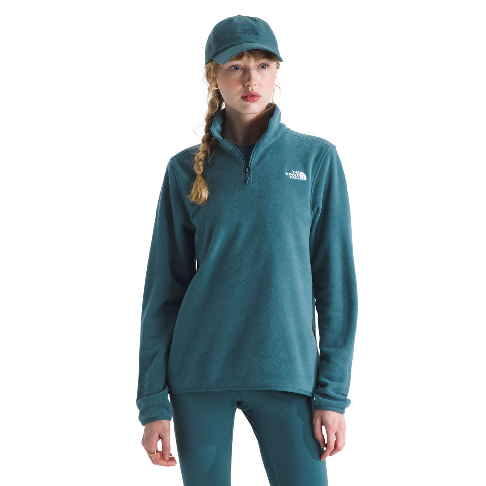 The North Face Womens Glacier Fleece 1/4 Zip Jacket Space