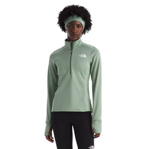 The North Face Womens Winter Warm Pro 1/4 Zip late Moss / S