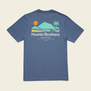 Howler Brothers Mens Select T Bahía de Howler: Blue Horizon
