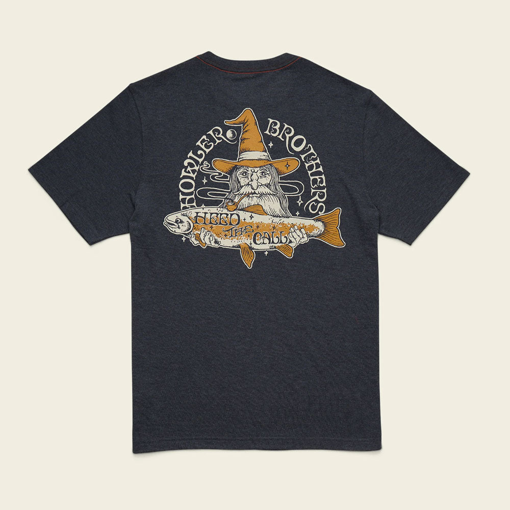 Howler Brothers Mens Select T River Wizard: Navy Heather
