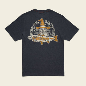 Howler Brothers Mens Select T River Wizard: Navy Heather