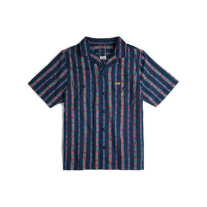 Topo Designs Mens Daytripper Shirt Sunset Stripe idnight / M