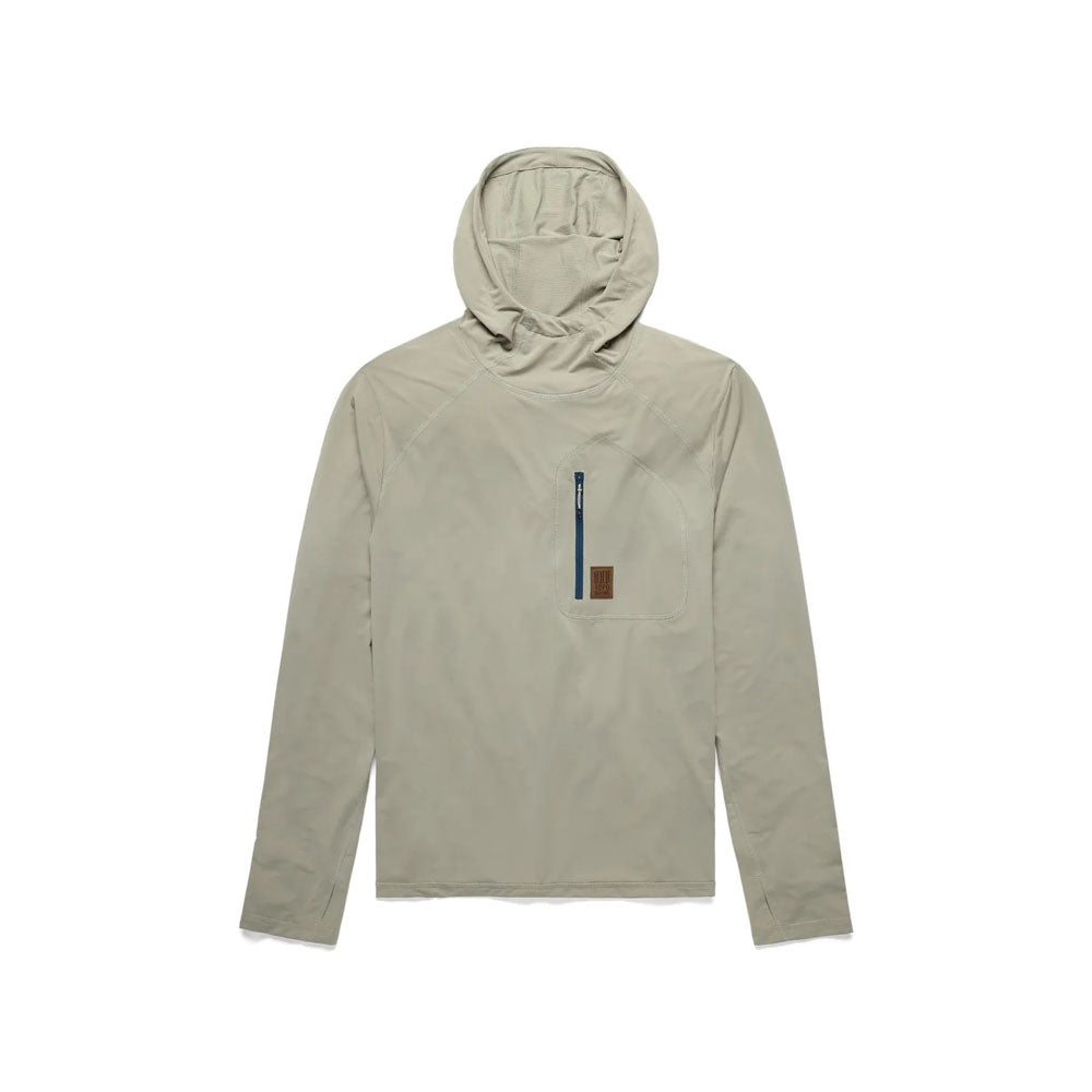 Topo Designs Mens Sun Hoodie Dried Sage