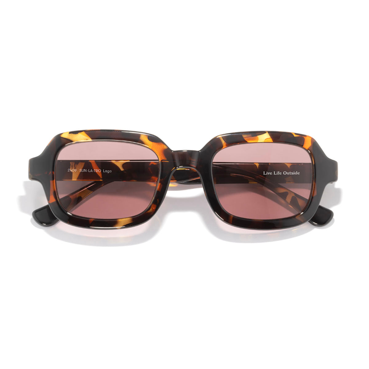 Sunski Lago Tortoise Rose