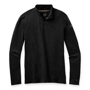 Smartwool Men's Classic All-Season Merino Base Layer 1/4 Zip Black