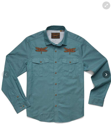 Howler Brothers Mens Gaucho Snapshirt ENT Enter the Dragons