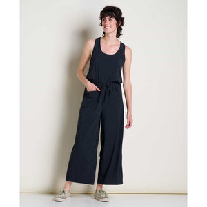 Toad&Co. Womens Sunkissed Livvy Sleeveless Jumpsuit Black