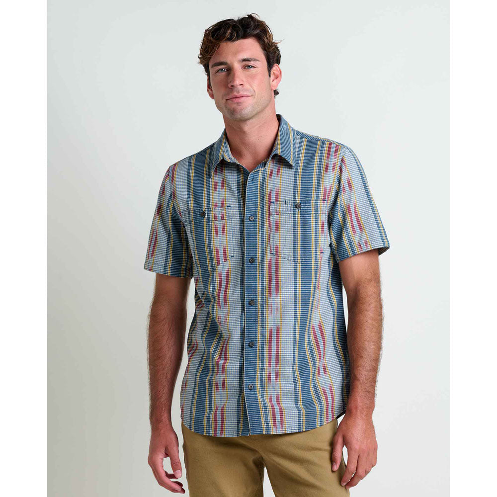 Toad&Co. Mens Smythy Short Sleeve Shirt Midnight