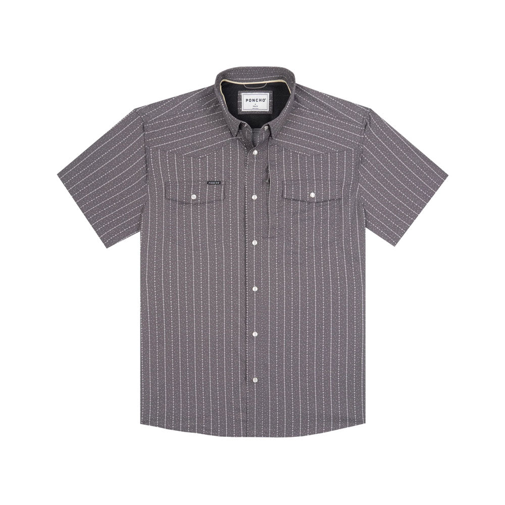 Poncho Mens The Hondo Starry Charcoal Haze
