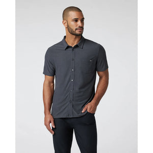 Vuori M SS Ace Button Down Charcoal