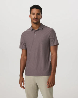 Vuori Mens Strato Tech Polo TLH Court Blue Heather