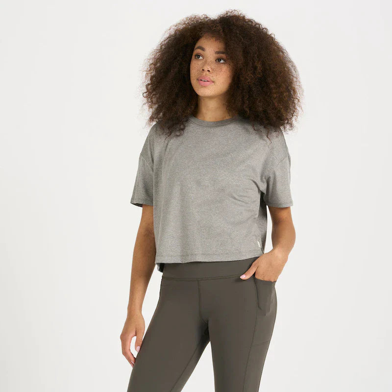 Vuori W Energy Tee HCP Cape Heather