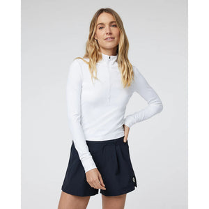 Vuori W Studio Half Zip White