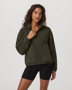 Vuori W Aspen Half Zip OLV Olive