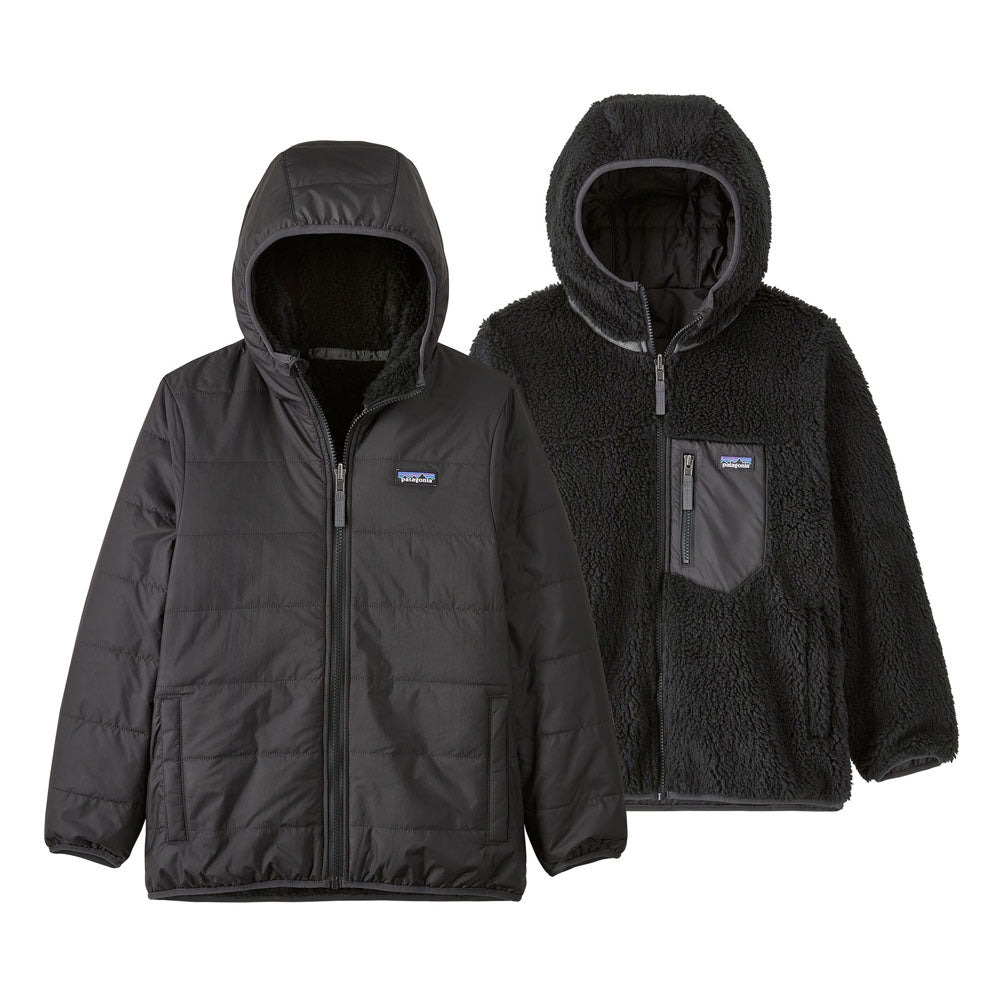 Patagonia Kids Reversible Ready Freddy Hoody Ink Black