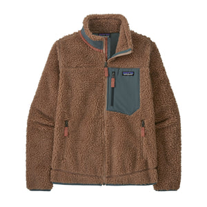 Patagonia Women's Classic Retro-X Jacket Pampas Tan w/Nouveau Green