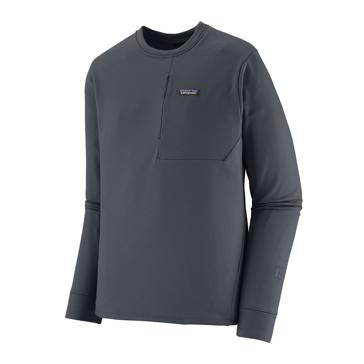 Patagonia Men's R1 Thermal Crew Smolder Blue