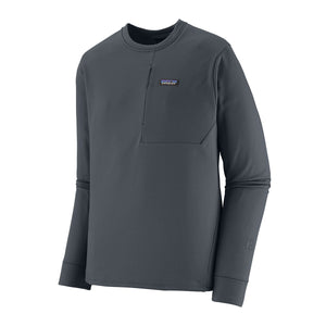 Patagonia Men's R1 Thermal Crew Smolder Blue