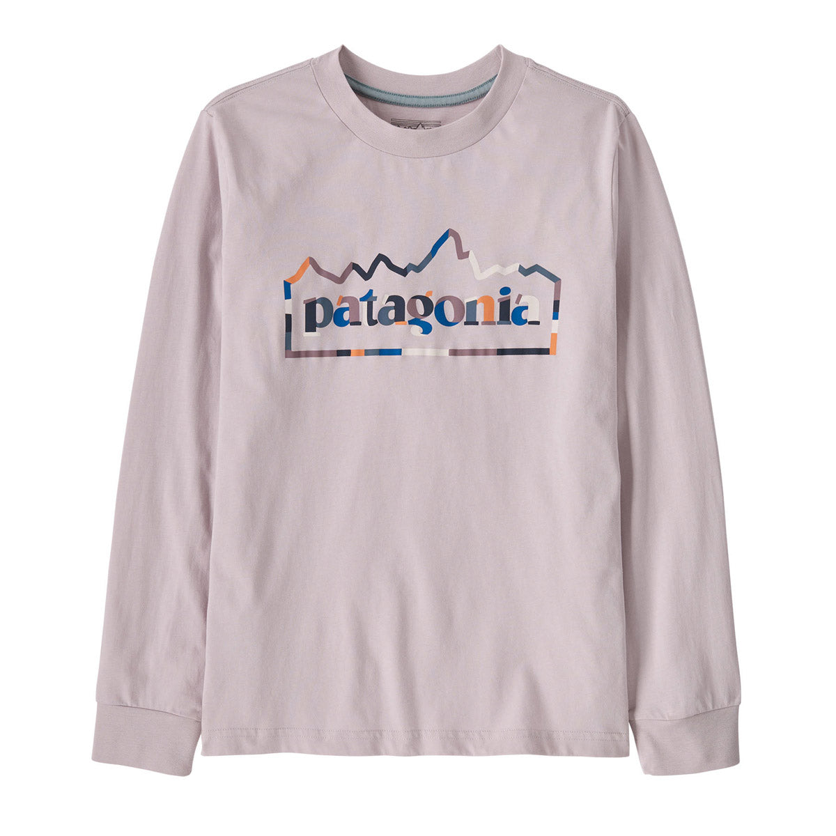 Patagonia Kids' Long-Sleeved Graphic T-Shirt Unity Fitz: Echo Purple