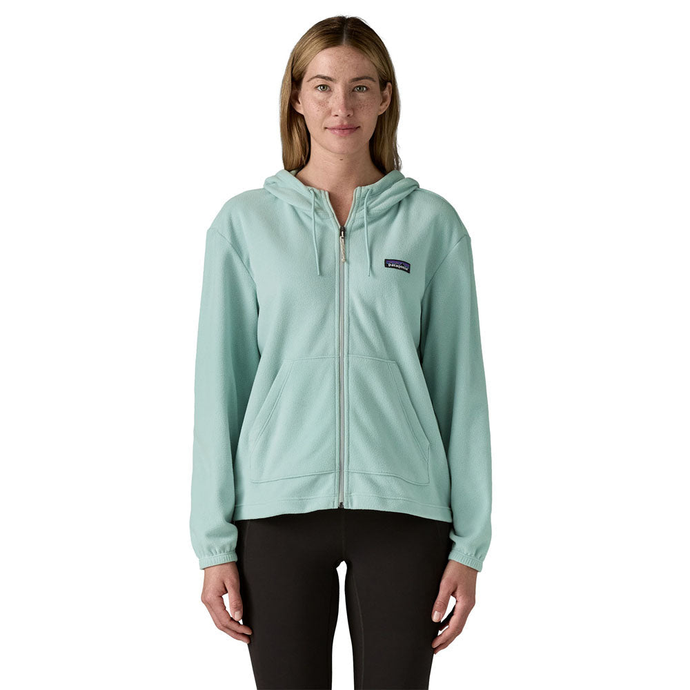 Patagonia Womens Micro D Fleece Hoody Virtually Blue