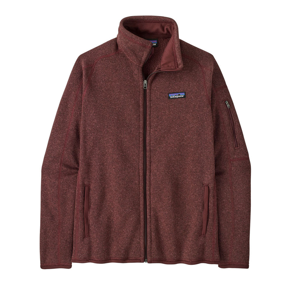 Patagonia Womens Better Sweater Jacket Dark Ruby