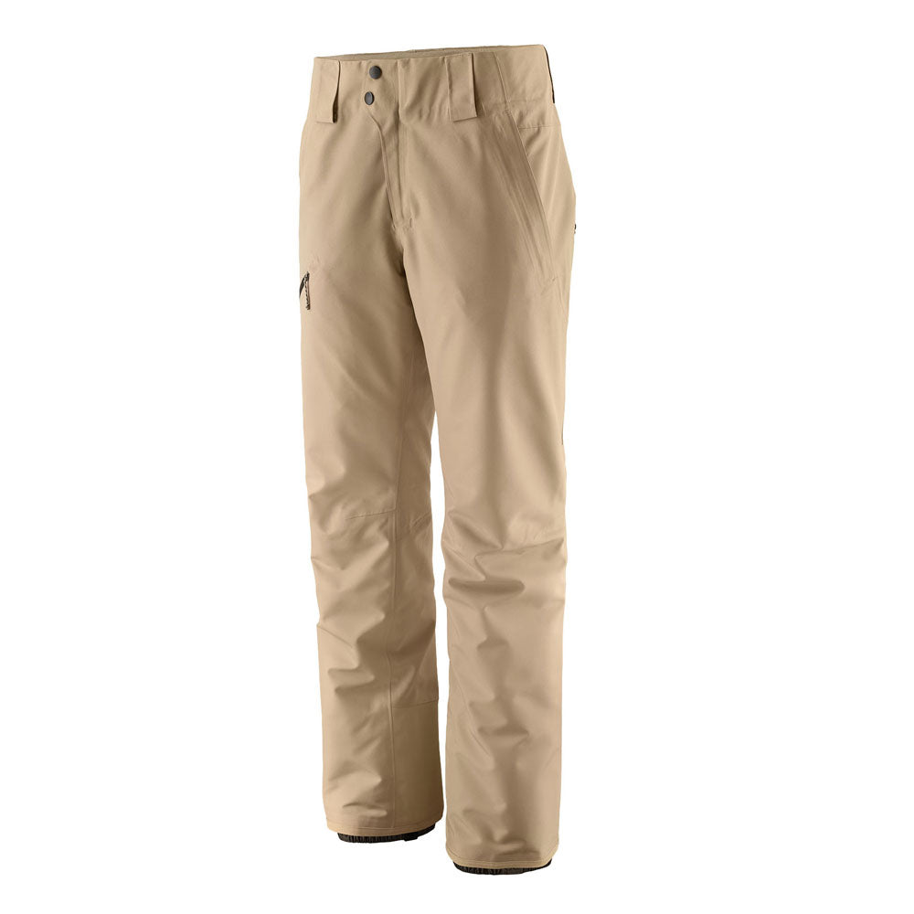 Patagonia Womens Insulated Powder Town Pants - Regular Oar Tan