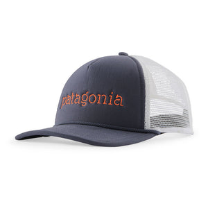 Patagonia Broadcaster Hat Strata Text: Smolder Blue