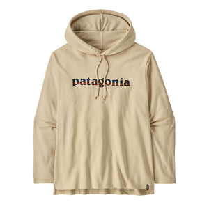Patagonia Mens Lightweight 73 Text Logo Wildrise Hoody Pumice