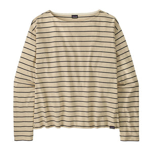 Patagonia Womens Long-Sleeved Mariner Top Boat Stripe: Sunken Blue