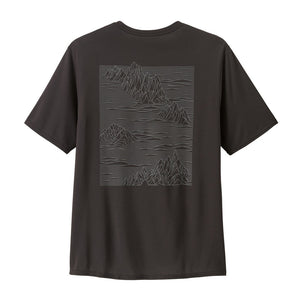 Patagonia Mens Capilene Cool Daily Graphic Shirt Strataspire: Black