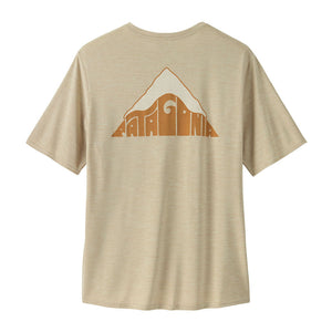 Patagonia Mens Capilene Cool Daily Graphic Shirt - Lands Driftways: Pumice X-Dye