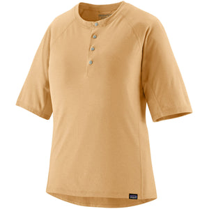 Patagonia Women's Capilene Cool Trail Bike Henley Sandy Melon