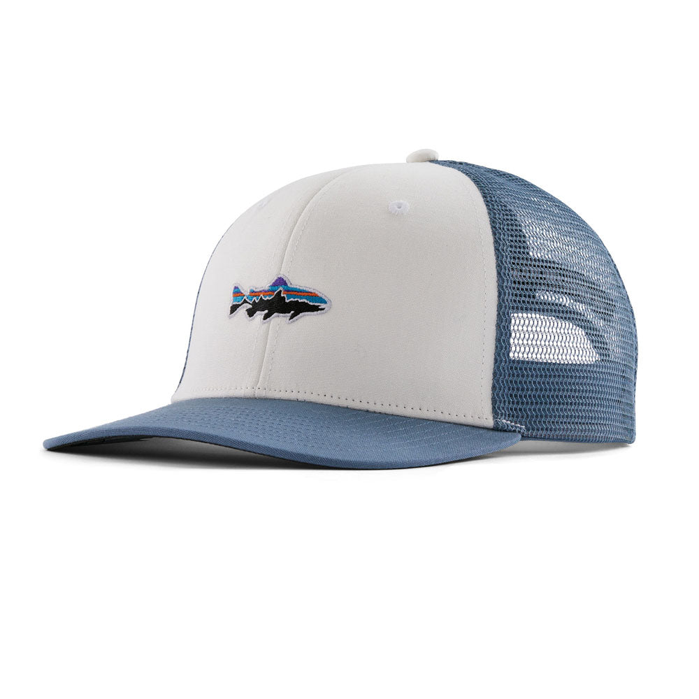 Patagonia Stand Up Trout Trucker Hat White