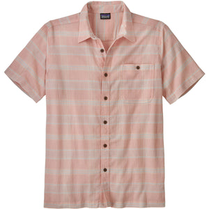 Patagonia Men's A/C Button Up Shirt Discovery: Whisker Pink