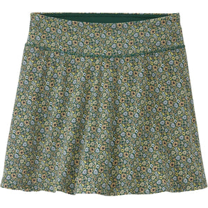 Patagonia Women's Maipo Skort Floral Fun: Conifer Green