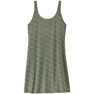 Patagonia Women's Maipo Dress Floral Fun: Conifer Green