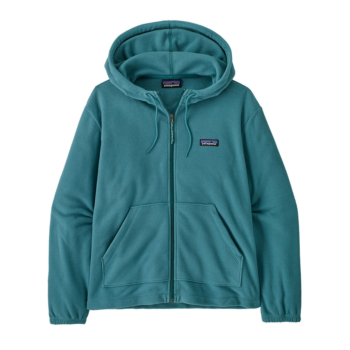 Patagonia Womens Micro D Fleece Hoody Wetland Blue