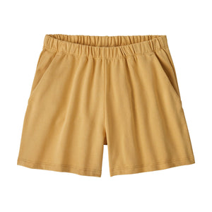 Patagonia Womens Regenerative Organic Certified Cotton Essential Shorts Beeswax Tan