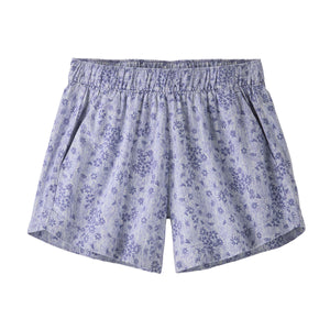 Patagonia Womens Garden Island Shorts - 3 1/2 Wildflower Pastel: olstice Purple / S