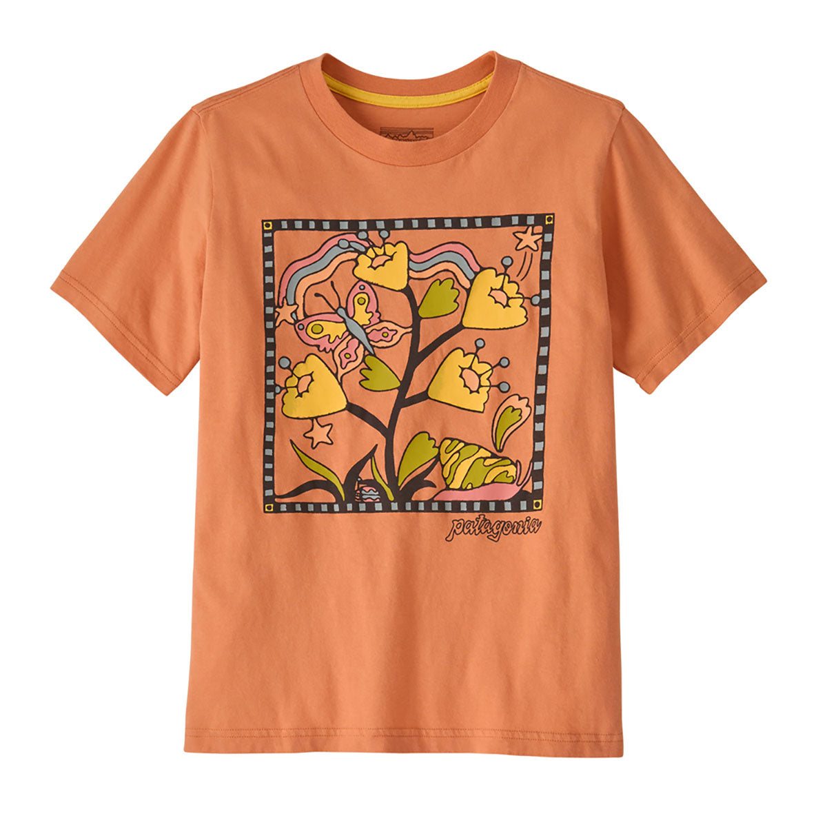Patagonia Kids Graphic T-Shirt Butterfly Bows: Rock Melon
